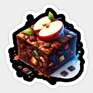 Brownie Salted Breakfast Vintage Food Yummy Kawaii Sticker